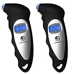 Digital Tire Pressure Gauge 150 PSI 4 Settings for Car Truck Bike and motorcycle with Backlit LCD ( Pack of 2 )