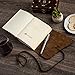 Artisan Scribe Handmade Leather Lined Journal Notebook - Genuine Leather Bound Daily Notepad for Men & Women Lined Paper 240 Pages