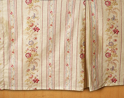 Greenland Home GL-WB0726-BSKQ Antique Rose Bed Skirt, Queen - //medicalbooks.filipinodoctors.org