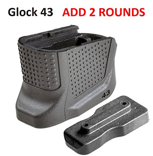 UPC 712048090409, Glock 43 Magazine Base Plate Enhanced Extension +2 Rd