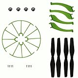 AVAWO Syma X5HW X5HC Spare Parts Main Blade Propellers & Propeller Protectors Blades Frame & Landing Skid Included Mounting Screws