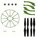 AVAWO Syma X5HW X5HC Spare Parts Main Blade Propellers & Propeller Protectors Blades Frame & Landing Skid Included Mounting Screws