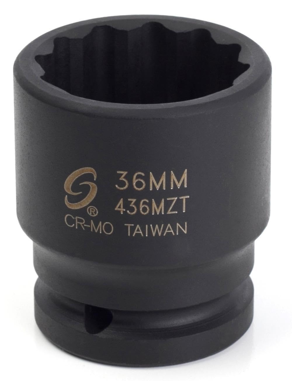 Sunex 436mzt 3/4-Inch Drive 36-Mm 12-Point Thin Wall Impact Socket