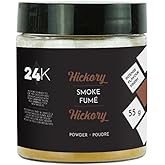24K Hickory Smoke Flavour Powder 55 g | Flavourful Powder Ideal for Meat rubs, Vegetables and Even Cocktails