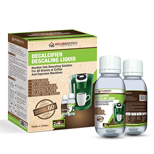 Descaling Solution for All Brands of Coffee and Espresso Machines By