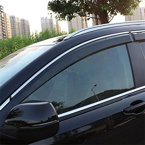 Vesul Updated Side Smoke Window Visor Vent Rain Guard Wind Deflectors Shield Sun Shade Fits on Honda CR-V CRV 2017 2018 2019