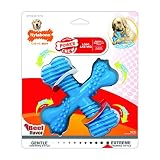 Nylabone Comfort Hold X Bone Power Chew Durable Dog Toy, Beef, 1 count, Large