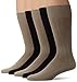 Dockers Men's 5 Pack Classics Classic Rib Crew Socks