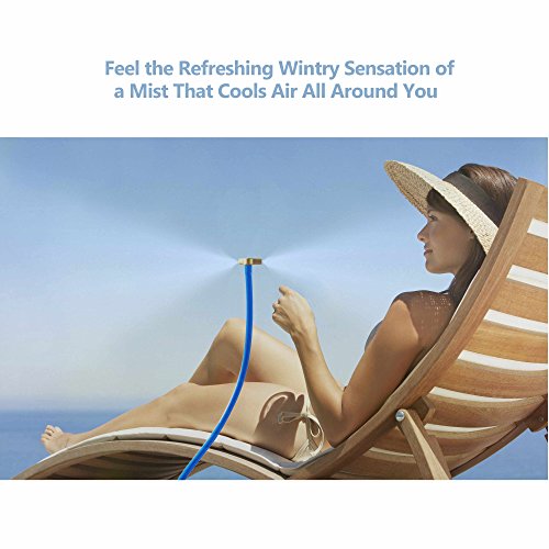 Flow Doctor Bidirectional Misting Stand Air Mister Maker Provides Cooling Mist in Two Directions