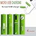 Smartoools AA& AAA Rechargeable Battery Ni-MH NiMH By Micro USB   Rechargeable Pre-Charged Batteries for Toys,Game Controller,Wireless Mouse, Keyboard, Free Cable included (4 count) (AA - 4 count)