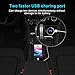 AGPtek Wireless In-Car Bluetooth 4.2 FM Transmitter Radio Adapter Car Kit with Faster USB Car Charger and Hands Free Calling, Support TF Card and USB Flash Disk Play
