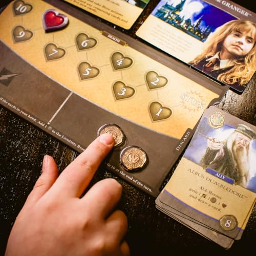 USAOPOLY HARRY POTTER HOGWARTS BATTLE COOPERATIVE DECK BUILDING CARD GAME | OFFICIAL LICENSED MERCHANDISE BOARD GREAT GIFT FOR FANS MOVIE ARTWORK FOR 132 MONTHS TO 1188 MONTHS