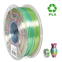 PLA Filament 1.75mm Rainbow Multicolor, ERYONE Multicolor Filament PLA 1.75mm, 3D Printing Filament PLA for 3D Printer and 3D Pen, 1kg 1 Spool