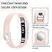 iGK Replacement Bands Compatible for Fitbit Alta and Fitbit Alta HR, Newest Adjustable Sport Strap Smartwatch Fitness Wristbands with Metal Clasp Blush Pink Small