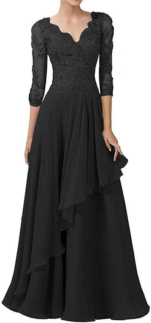 The Bride Dress with 3/4 Sleeve 