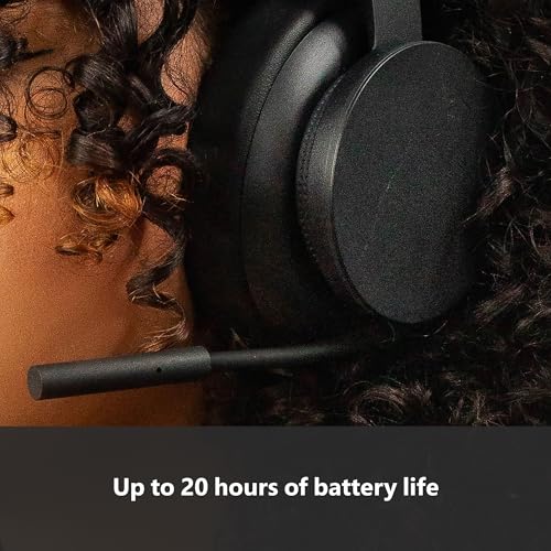 Xbox Wireless Gaming Headset – Over Ear Headphones – Spatial Audio with Dolby Atmos, Windows Sonic Series X|S, One, Windows PC, Mobile – Carbon Black