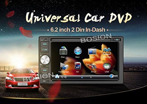 Upgrade Version With camera &amp; map card 6.2 Inch Car Dvd Cd video Player GPS Navigation Bluetooth Fully Touch Screen Car Stereo Radio