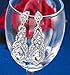 Hanpabum Bridal Wedding Jewelry Set for Women Bracelets and Dangle Teardrop Earrings Set for Women Jewelry Made with Clear Crystals (Earings and Bracelets)