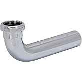 EZ-FLO Heavy Duty Brass Waste Arm with Slip Joint Connection, 7 Inch Length, 22 Gauge, Chrome, 35010