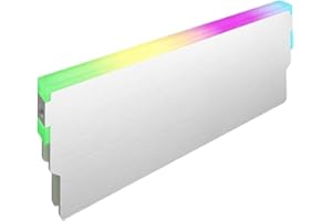 High Efficiency Memory Cooling Cover with ARGB Lighting for PC RAMs Ensuring Low Temperatures and Quiet Functionality Memory 