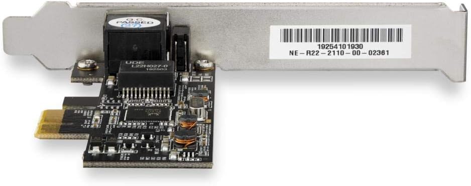 StarTech.com 1 Port PCIe Network Card - 2.5Gbps 2.5GBASE-T PCIe Network Card x1 PCIe - PCI Express LAN Card - RTL8125 (ST2GPEX) - Image 5