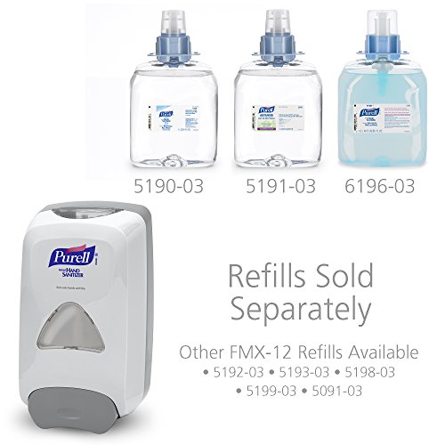PURELL FMX12 PushStyle Hand Sanitizer Foam Dispenser, Dove Grey, for