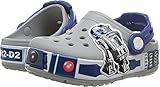 Crocs Kids Baby Boy's Crocband R2D2 Lights Clog (Toddler/Little Kid) Light Grey 7 M US Toddler
