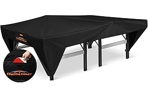 Cholila Cover Ping Pong Table Cover, Outdoor/Indoor Premium Durability Oxford Fabric Ping Pong Table Cover, All Weather Resistant Table Tennis Cover
