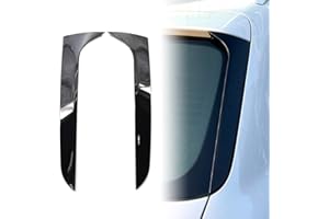 GZYF Car Auto Rear Trunk Window Deflector Wind Spoiler Splitters for Audi A4 B8 Allroad / Avant 2009-2016, Gloss Black