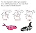 WOpet Dog Life Jacket Size Adjustable Dog Lifesaver Safety Vest (S, Pink)
