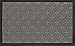 Door mat for Your Entryway, Indoor or Outdoor; Door mats have Non Slip Rubber Backing, Grey Colored Rug With Circle Pattern, 29” x 18”