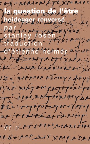 La  question de l'être