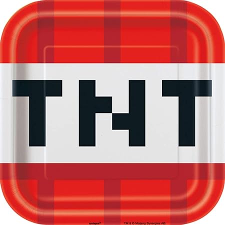 Amazon Co Jp Minecraft 小さな紙皿 8枚 おもちゃ