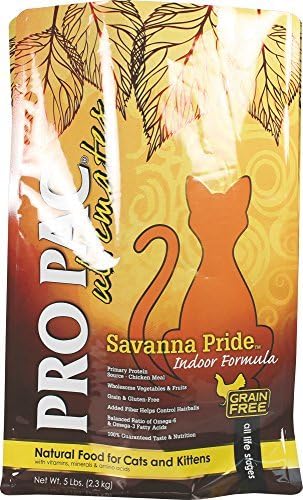 Pro Pac Ultimates Savanna Pride Indoor Cat Food by Propac Treats