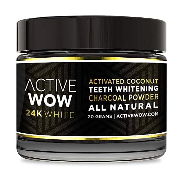 Active Wow Teeth Whitening Charcoal Powder Natural Azizati Health
