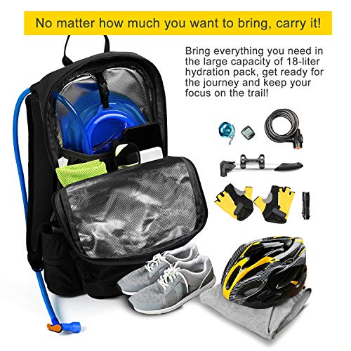 Unigear Hydration Packs Backpack with 2L TPU Water Bladder Reservoir