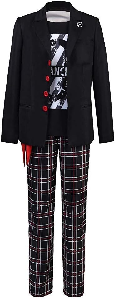 starfun Persona 5 P5 Joker Protagonist Cosplay Costume Akira Kurusu Shujin Academy School Uniform Suit