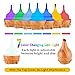 BZseed 300ml Aromatherapy Diffuser for Essential Oils Cool Mist Humidifier with 7 Colors Night Lights, Waterless Auto-off, 8-12 Hours Wood Grain Aroma Air Diffuser With Timer for Home, Bedroom, Officethumb 1