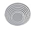 New Star Foodservice 50707 Restaurant-Grade Aluminum Pizza Baking Screen, Seamless, 18-Inch