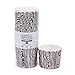 Simply Baked Large Paper Baking Cup, Brown Wood Grain, 20-Pack, Disposable and Oven-safe