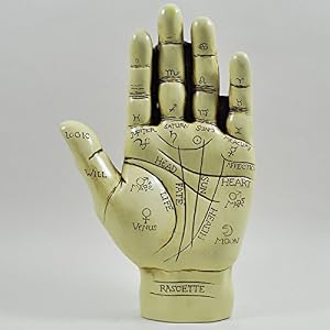LARGE Palmistry Hand Ornament 