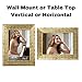 Icona Bay 5x7 Picture Frames (Gold, 3 Pack), French Baroque Style Photo Frames 5 x 7, Wall Mount or Table Top, Regency Collection