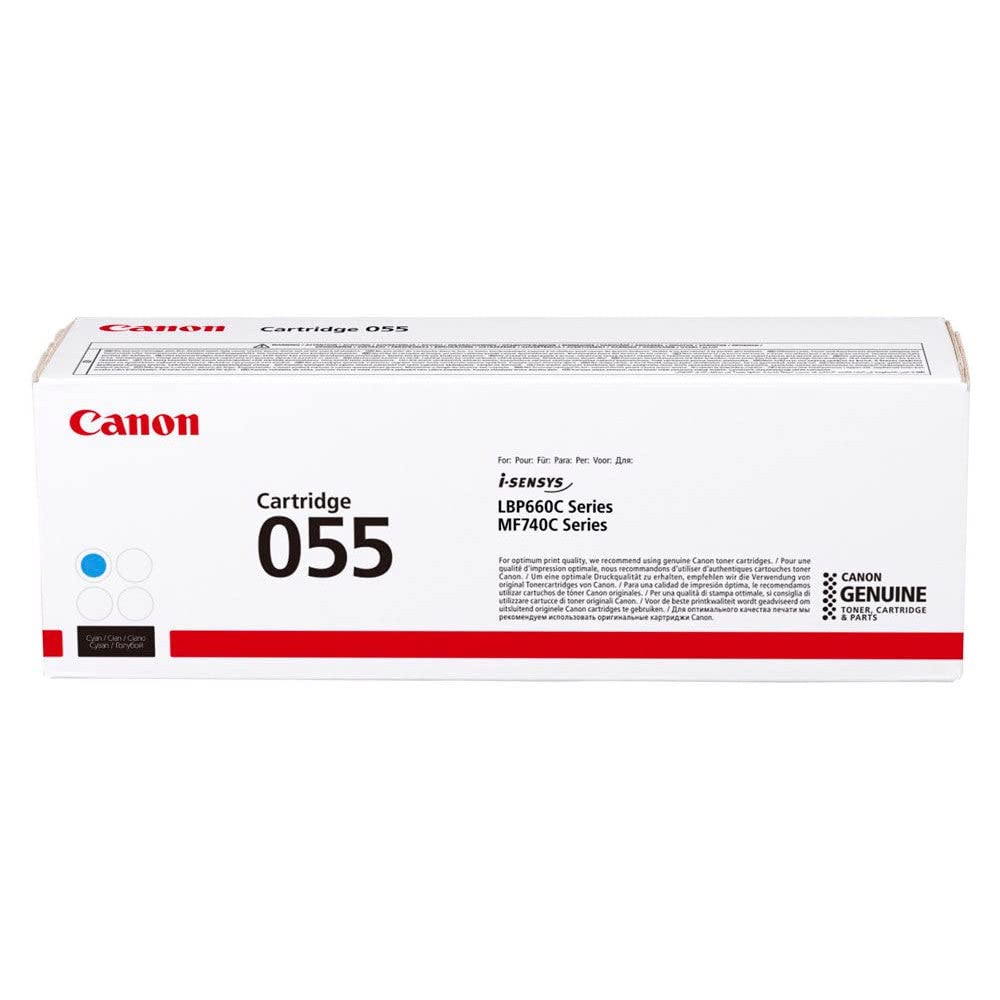 Canon Toner CRG 055 C 2.1K, Black, One Size,CO12466