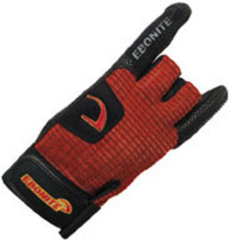Ebonite React/Rx Right Glove, Large Bowling Gloves