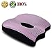 Seat Cushion for Office Chair - Memory Foam Seat Cushion - Car Seat Cushion - Tailbone Pain Relief Cushion - Sciatica Relief Pillow (Purple)