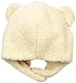Zutano Baby Furry Bear Hat, Oat, 6 Months