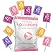 Flat Tummy Appetite Suppressant Lollipops | The Best All Natural Suckers, 4 Great Flavors + Apple, Grape, Watermelon & Berry + Suppress Cravings, The Perfect Low Calorie Diet Candy
