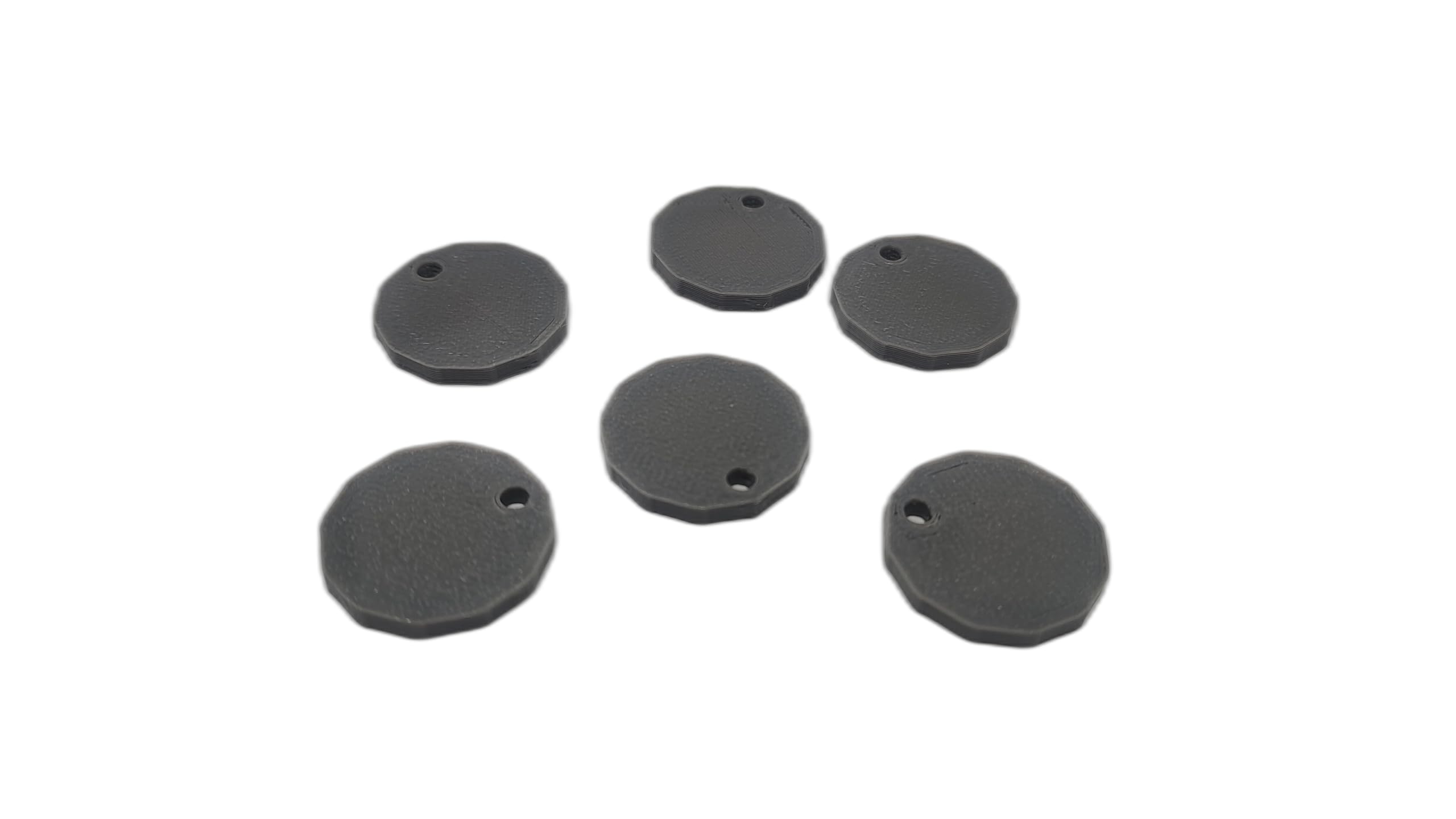 eTech4Us 24 Pack Silver Trolley Coin Token Removable Supermarket £1 One Pound Shopping Cart Holder - 3D Printed