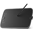 UGEE Upgrade M908 10x6.25Drawing Tablet,Graphics Tablet with 8 Hot Keys & Scroll Wheel,Battery Free Stylus of 16K Levels Pressure Sensitivity Drawing Pad Compatible with Windows/Mac/Android Art Tablet