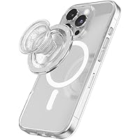 PopSockets Phone Grip for MagSafe with Kickstand, Magnetic Stand, Swappable Top, Secure Hold for iPhone MagSafe Cases, Phone 